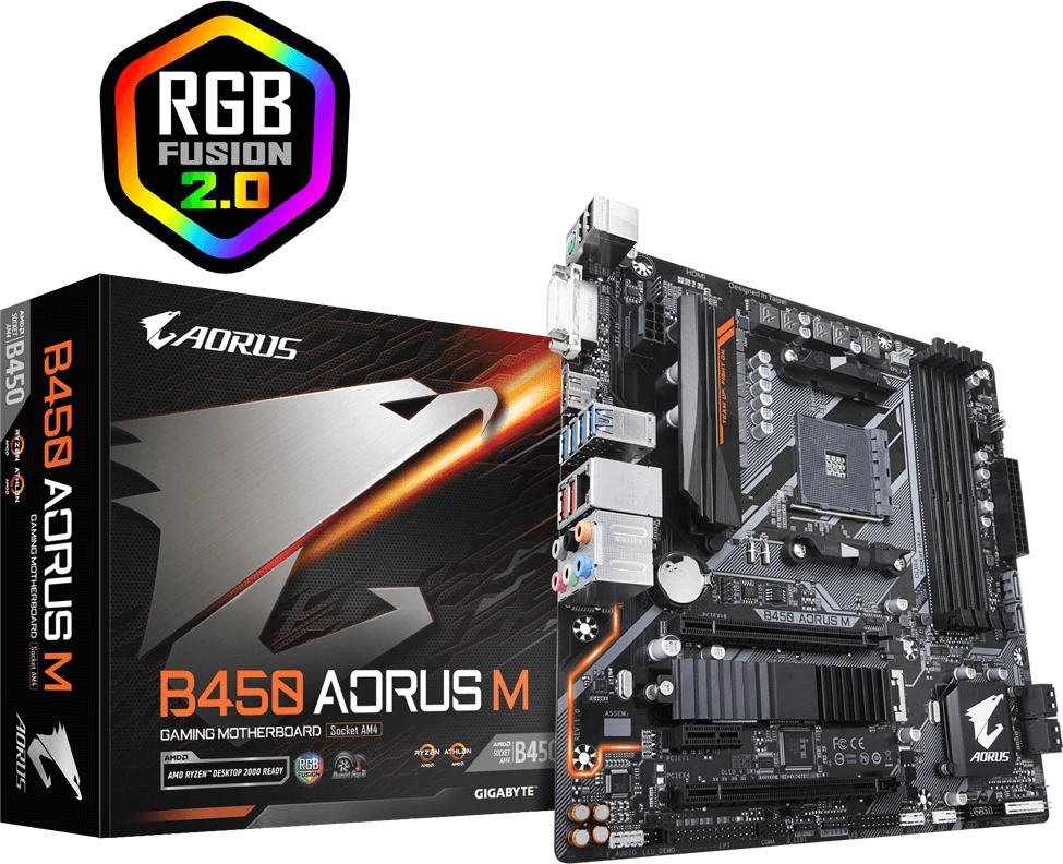 Gigabyte B450 AORUS M (Rev. 1.x)